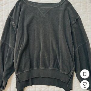 AE Cozy Grey Oversized Sweatshirt